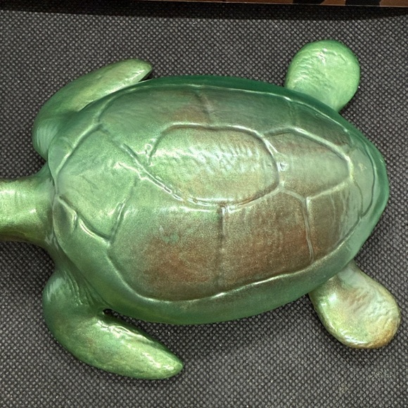 Resin Green Turtle Reptile Decor - Picture 8 of 10